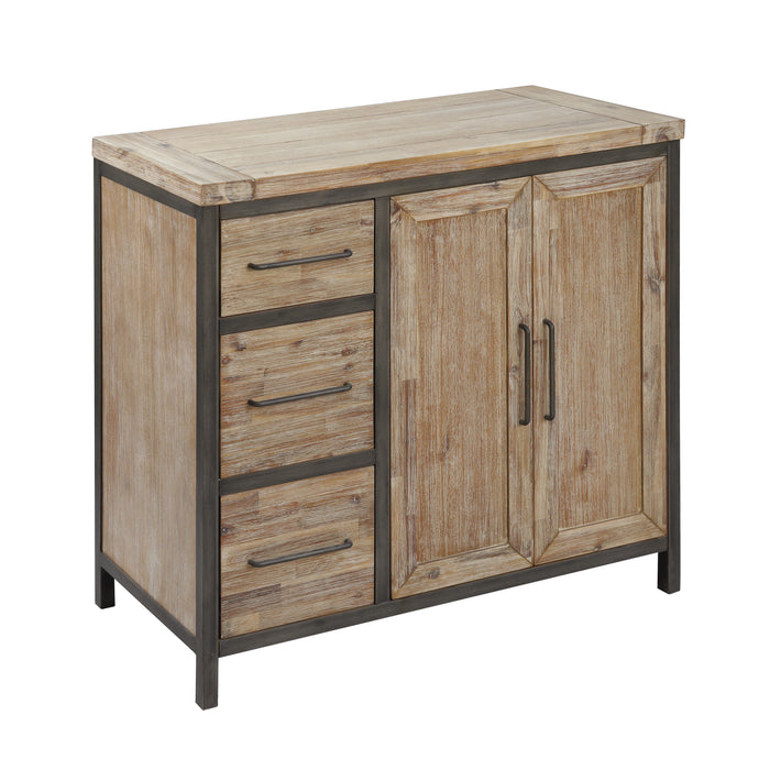 Cork County Cabinet - 2 Door 3 Drawer Atlantic Brushed