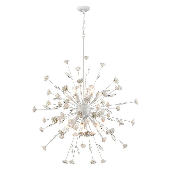 Adelaide 39'' Wide 12-Light Chandelier - Textured White