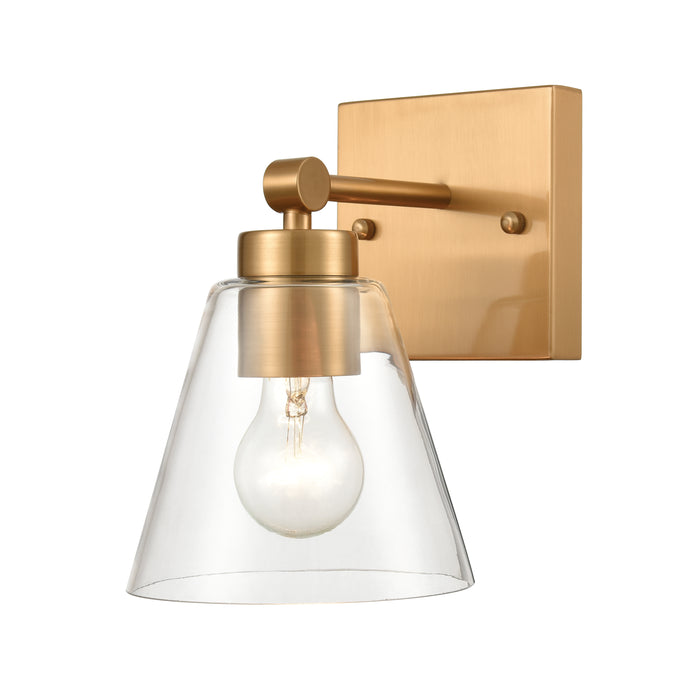 East Point 10'' High 1-Light Sconce - Satin Brass