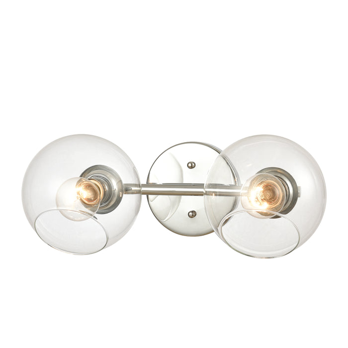 Claro 16'' Wide 2-Light Vanity Light - Polished Chrome