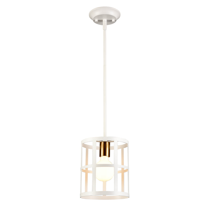 Wescott 7'' Wide Mini 1-Light Pendant - Matte White