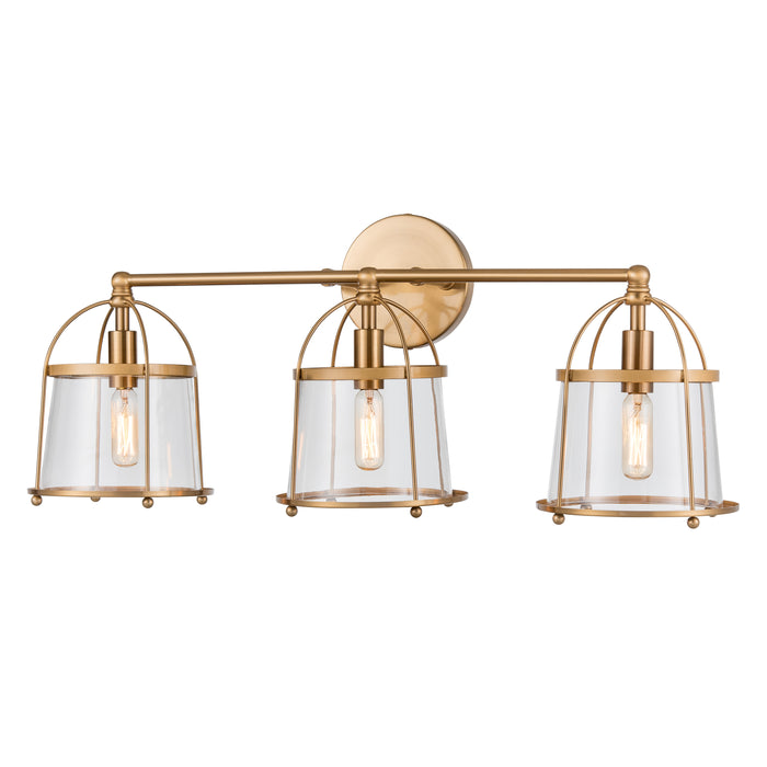 Merrick 24'' Wide 3-Light Vanity Light - Satin Brass