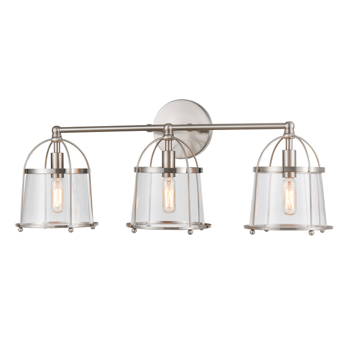 Merrick 24'' Wide 3-Light Vanity Light - Satin Nickel