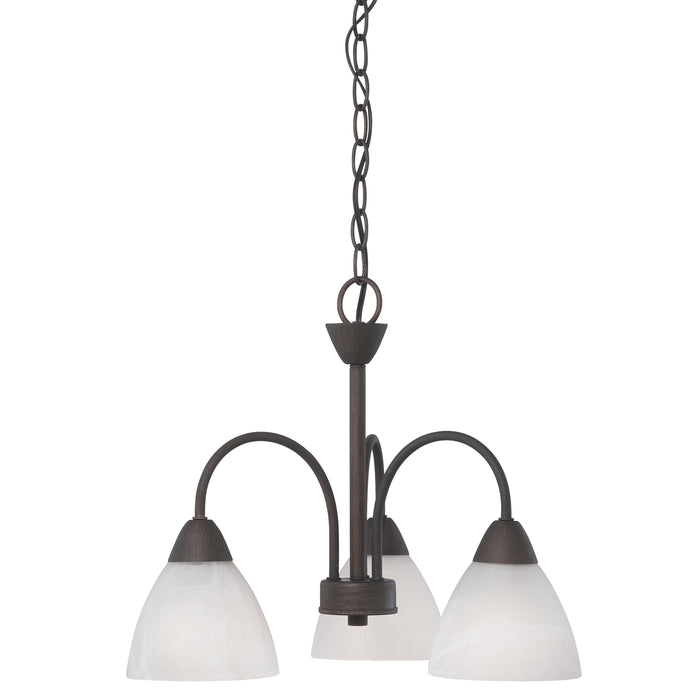 Tia 17.75'' Wide 3-Light Chandelier - Painted Bronze