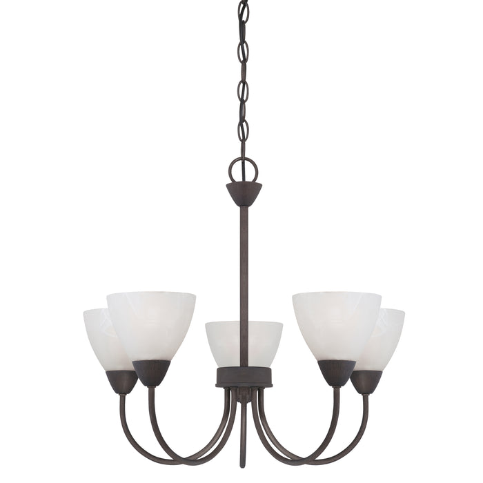 Tia 22.5'' Wide 9-Light Chandelier - Painted Bronze