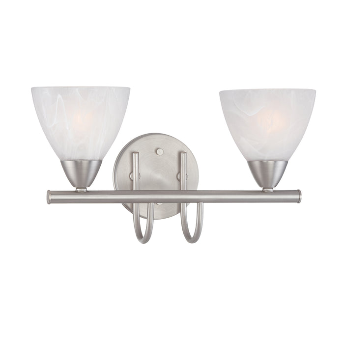 Tia 15.75'' Wide 2-Light Vanity Light - Matte Nickel