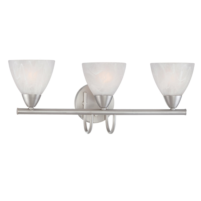 Tia 22.5'' Wide 3-Light Vanity Light - Matte Nickel