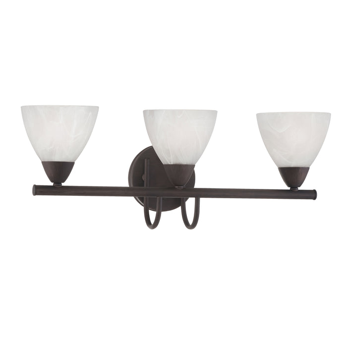 Tia 22.5'' Wide 3-Light Vanity Light - Painted Bronze