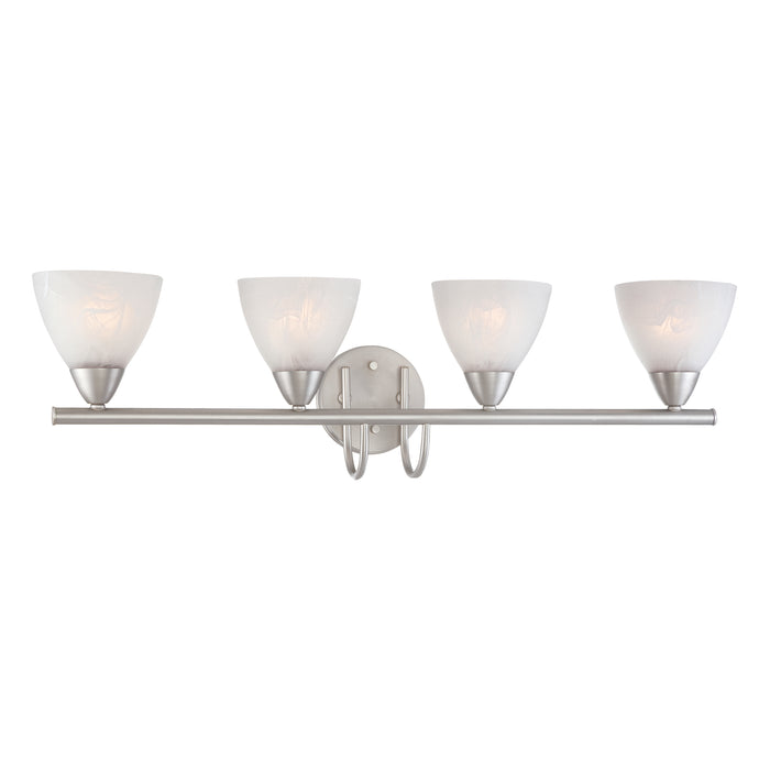 Tia 30.75'' Wide 4-Light Vanity Light - Matte Nickel