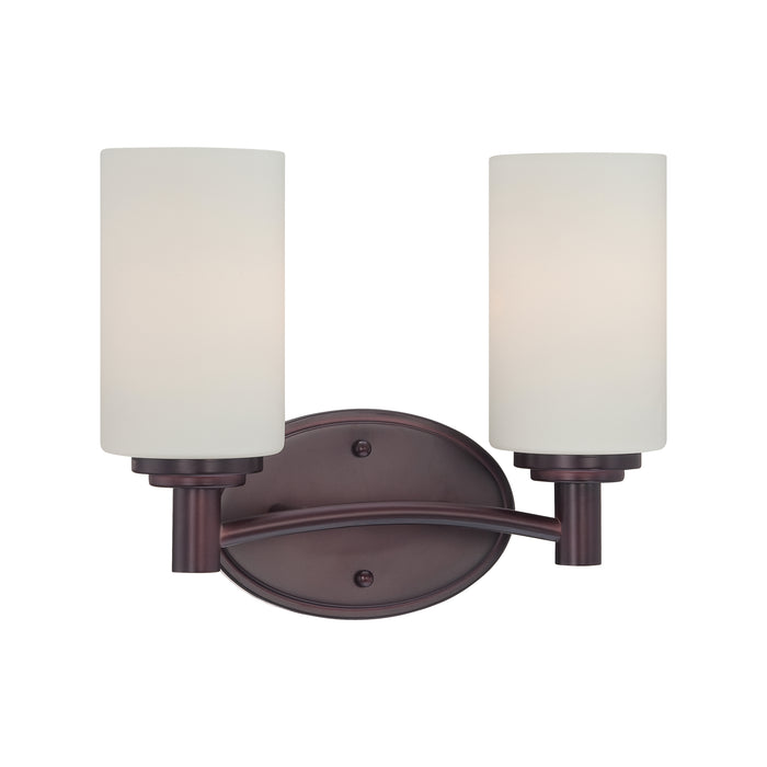 Pittman 12'' Wide 2-Light Vanity Light - Sienna Bronze