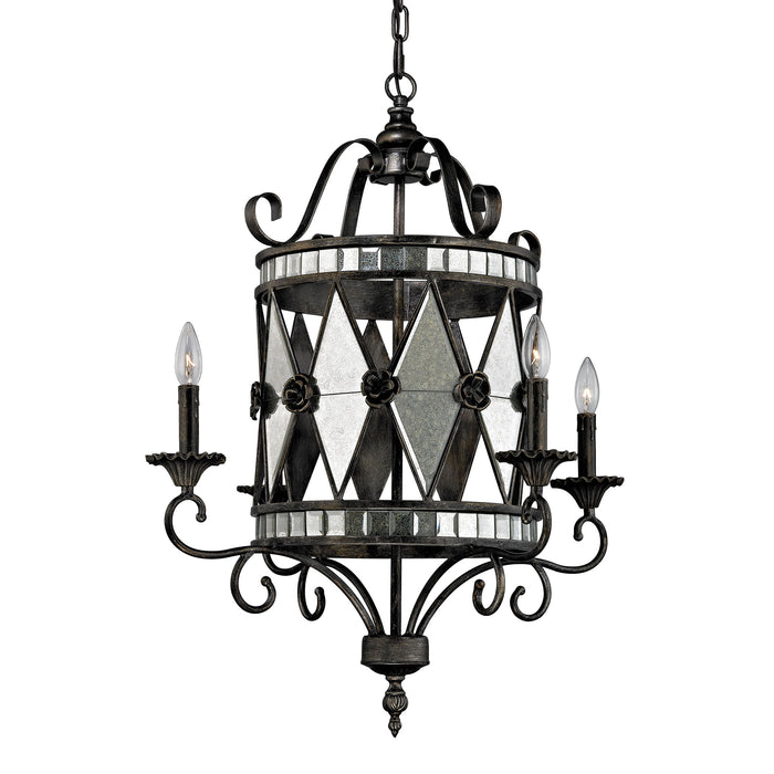 Mariana 26'' Wide 4-Light Chandelier - Silver