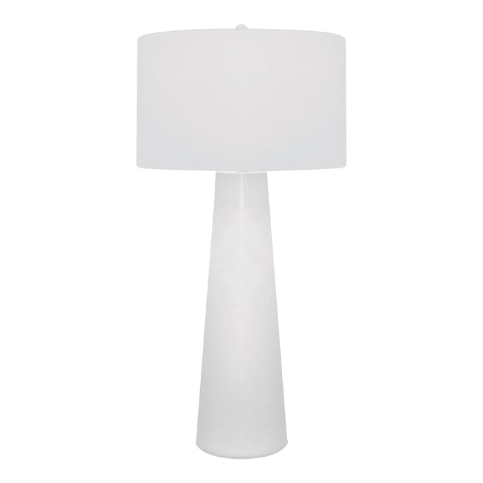 Obelisk 36'' High 1-Light Table Lamp - White