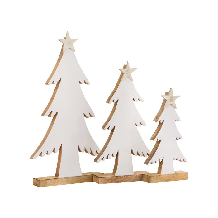 Winter White Trees (Set of 3)