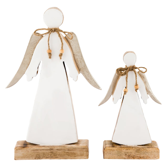 Winter White Angels (Set of 2)