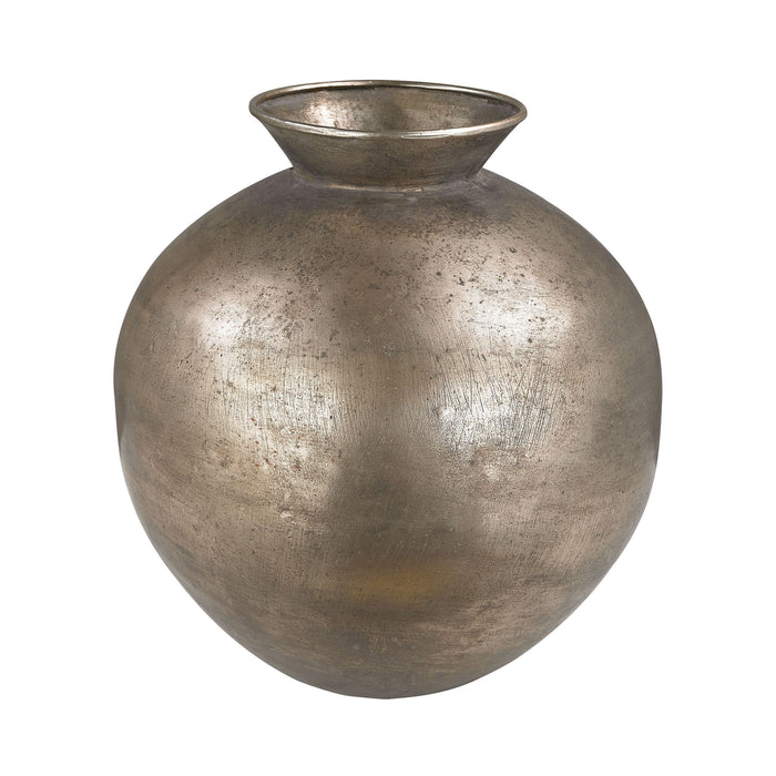 Bulbous Metal vase