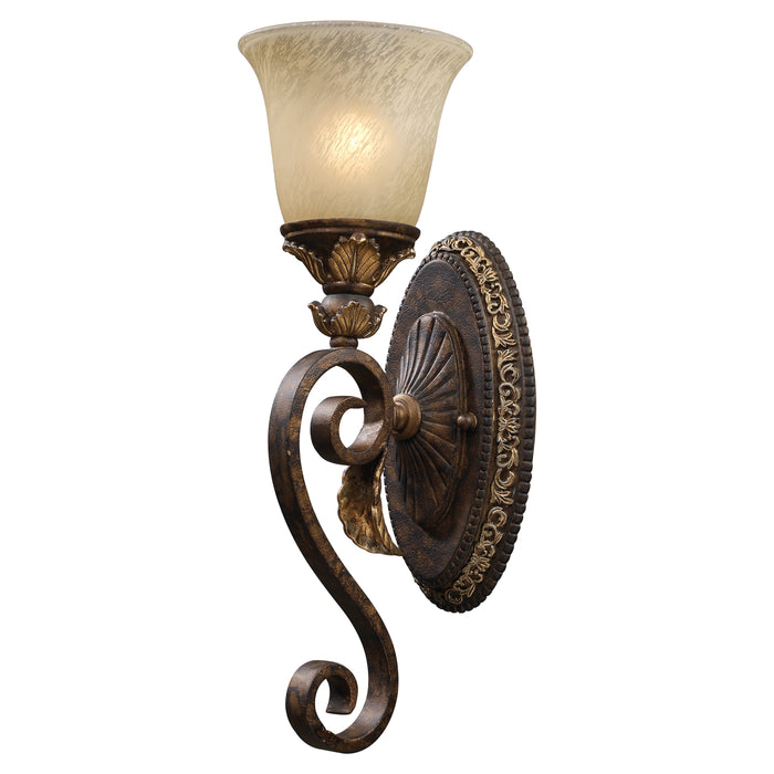 Regency 18'' High 1-Light Sconce - Burnt Bronze