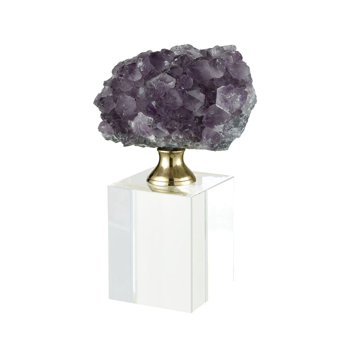 Roque Opera Decorative Accessory - Natural Purple Stone