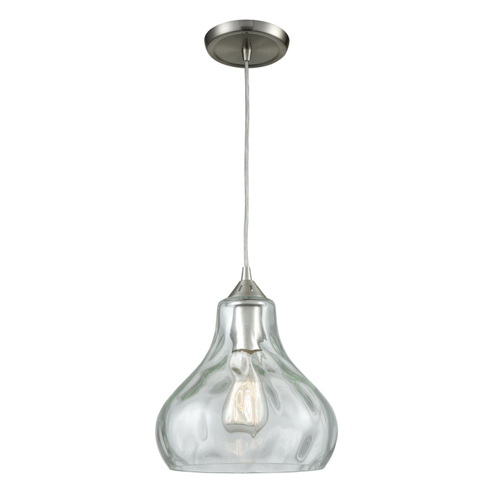 Belmont 10'' Wide 1-Light Mini Pendant - Satin Nickel