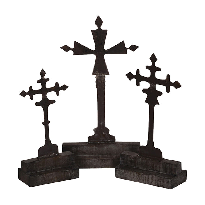 Ornate Crosses (Set of 3)