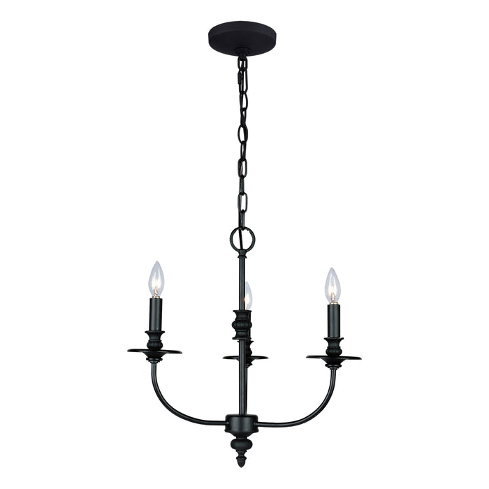 Hartford 18'' Wide 3-Light Chandelier - Oil Rubbed Bronze