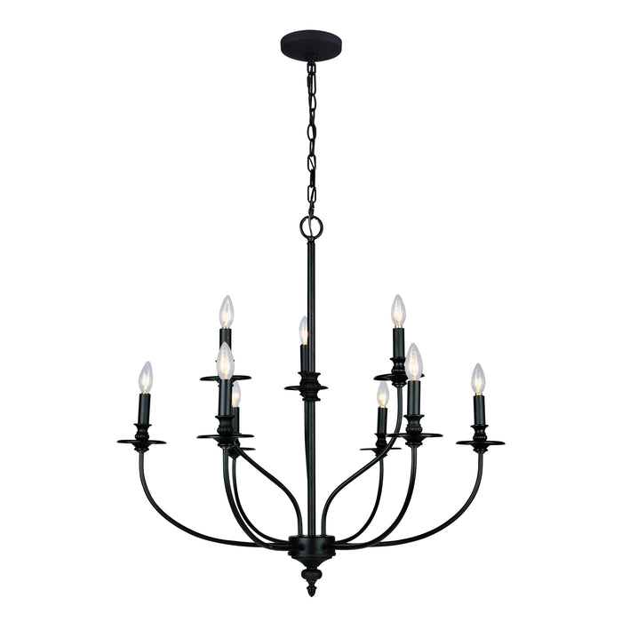 Hartford 29'' Wide 9-Light Chandelier - Oil Rubbed Bronze