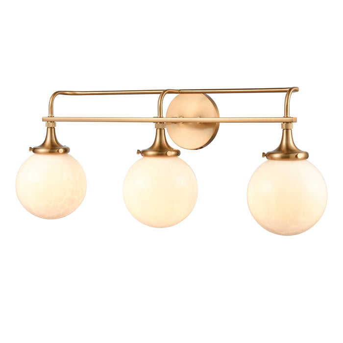 Beverly Hills 28'' Wide 3-Light Vanity Light - Satin Brass