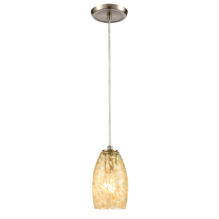 Golden Pasture 5'' Wide 1-Light Mini Pendant - Satin Nickel