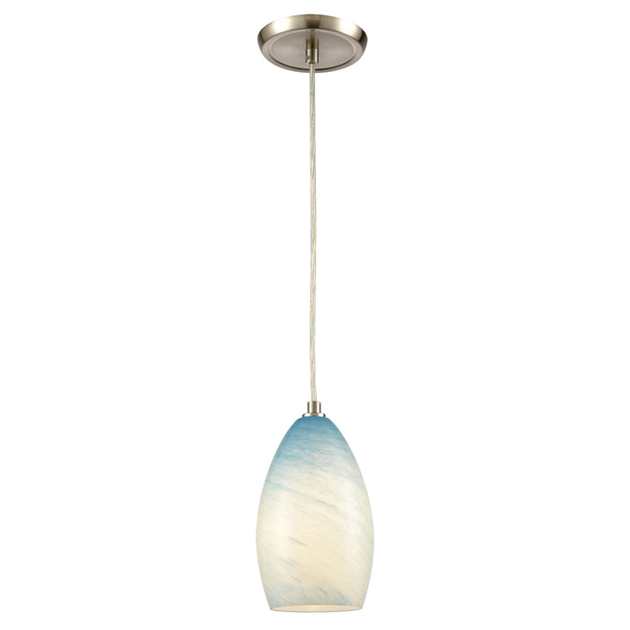 Planetario 5'' Wide 1-Light Mini Pendant - Satin Nickel