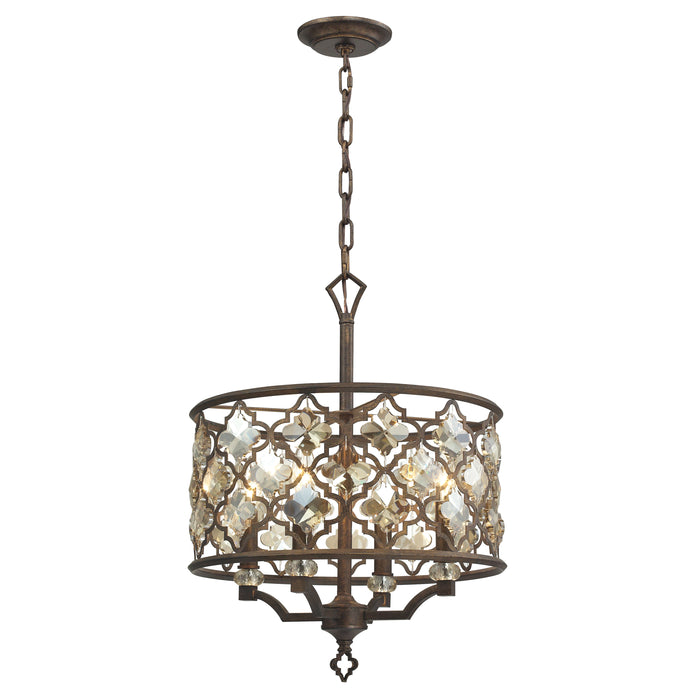 Armand 17'' Wide 4-Light Chandelier - Weathered Bronze