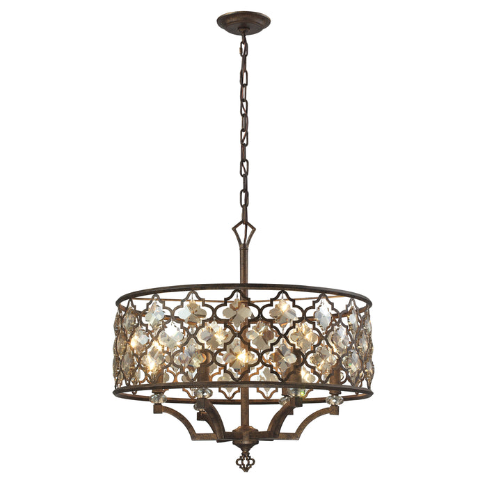 Armand 24'' Wide 6-Light Chandelier - Weathered Bronze