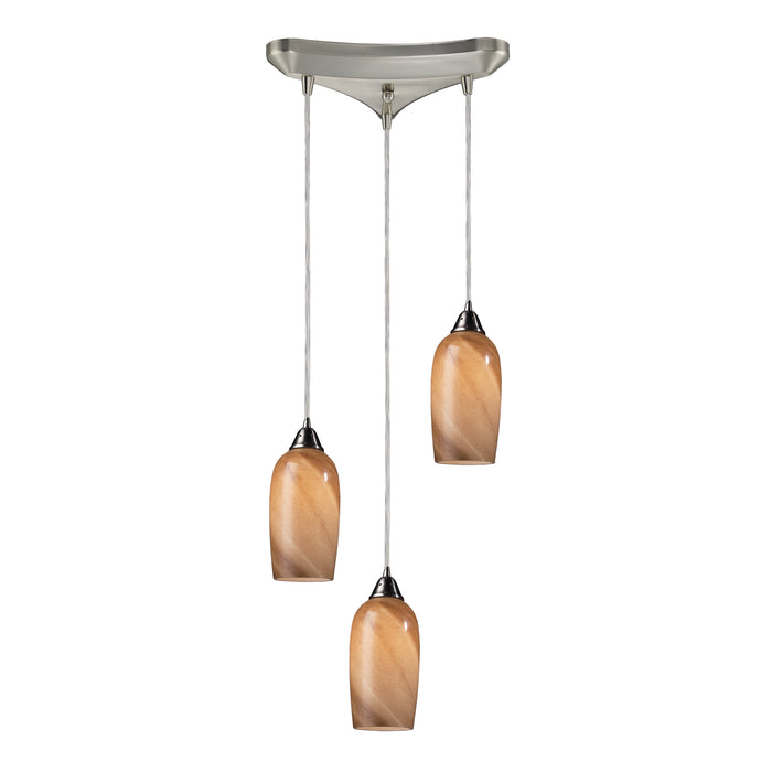 Sandstone Configurable Multi Pendant - Satin Nickel