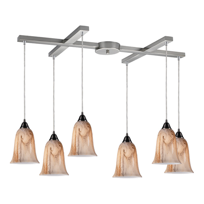 Granite Configurable Multi Pendant - Satin Nickel