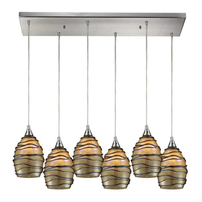 Vines Configurable Multi Pendant - Satin Nickel