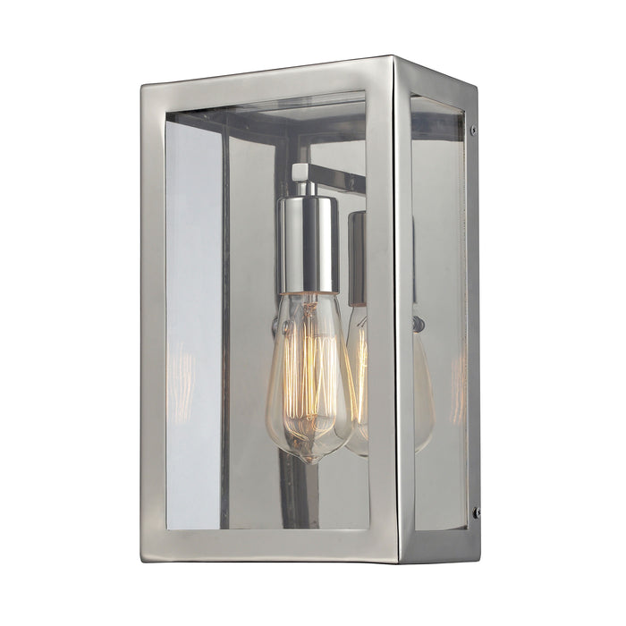 Parameters 14'' High 1-Light Sconce - Polished Chrome