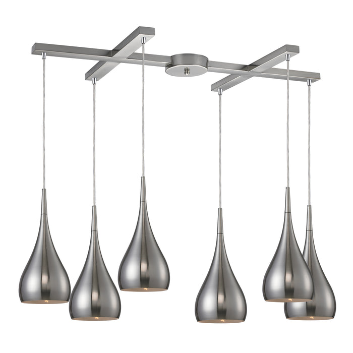 Lindsey Configurable Multi Pendant - Satin Nickel