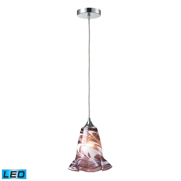 Vestido 1 Light Pendant in Polished Chrome