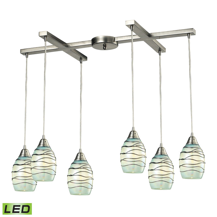 Vines Configurable Multi Pendant - Satin Nickel