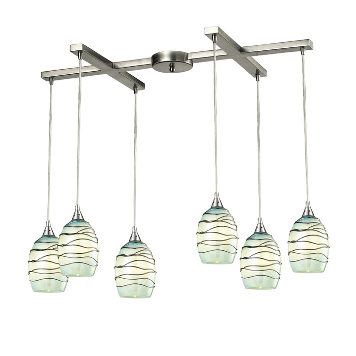 Vines Configurable Multi Pendant - Satin Nickel