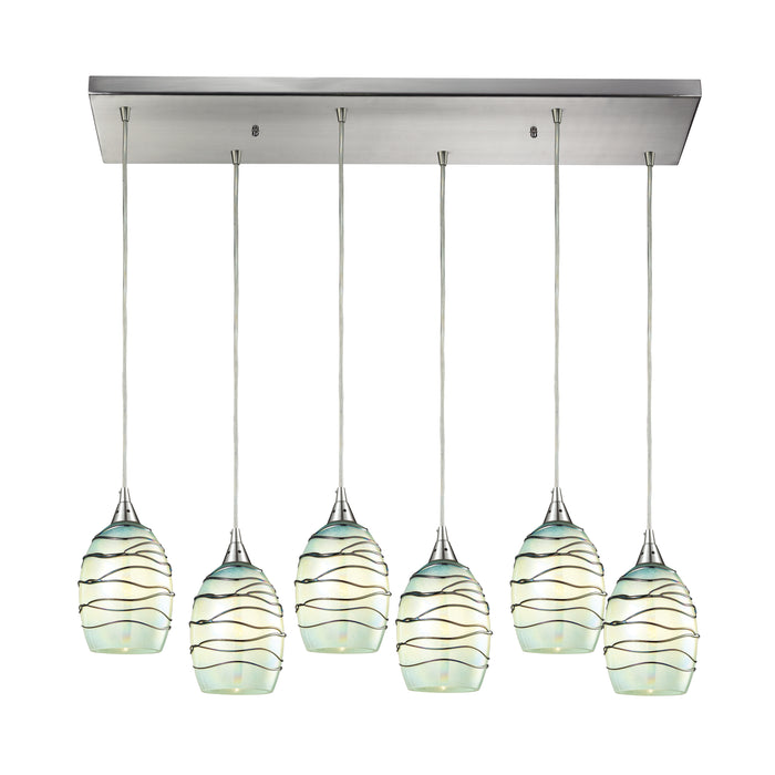 Vines Configurable Multi Pendant - Satin Nickel