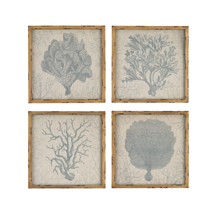 Vieques Island Framed Wall Art - Set of 4