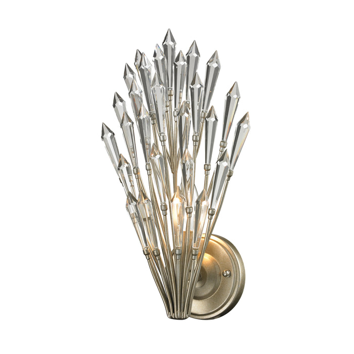 Viva 15'' High 1-Light Sconce - Aged Silver