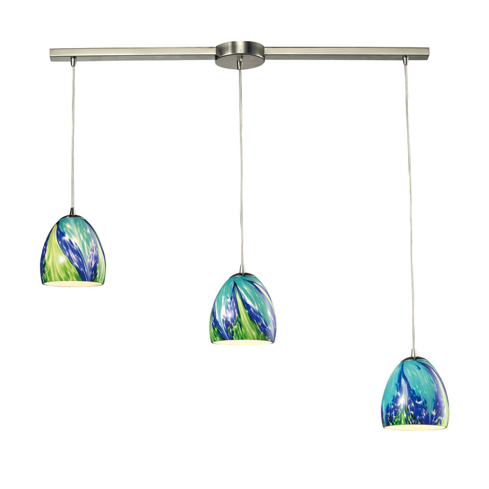 Colorwave Configurable Multi Pendant - Satin Nickel