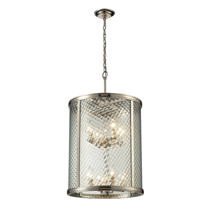 Chandler 18'' Wide 8-Light Pendant - Polished Nickel