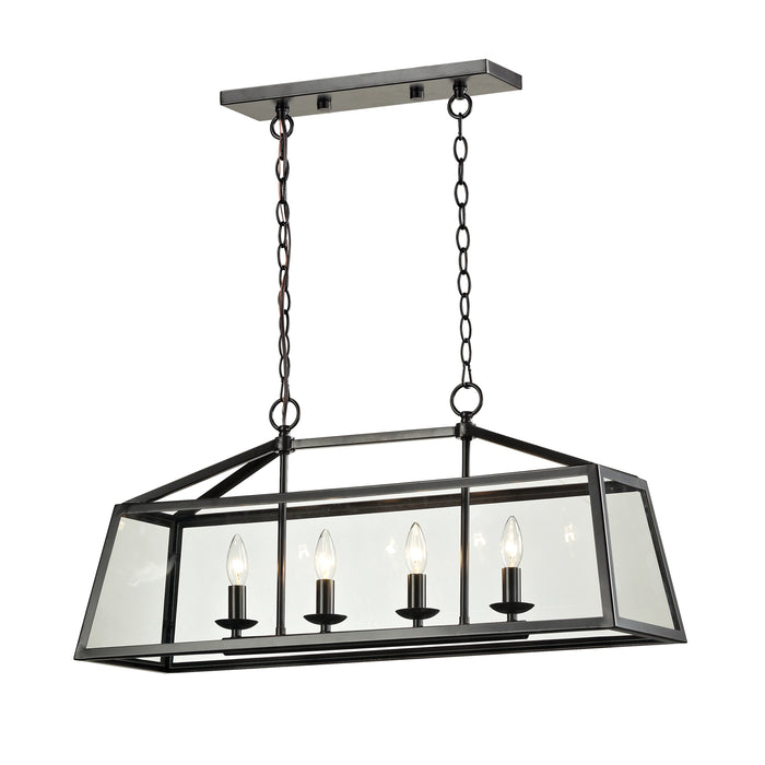 Alanna 10'' Wide 4-Light Chandelier - Oil Rubbed Bronze