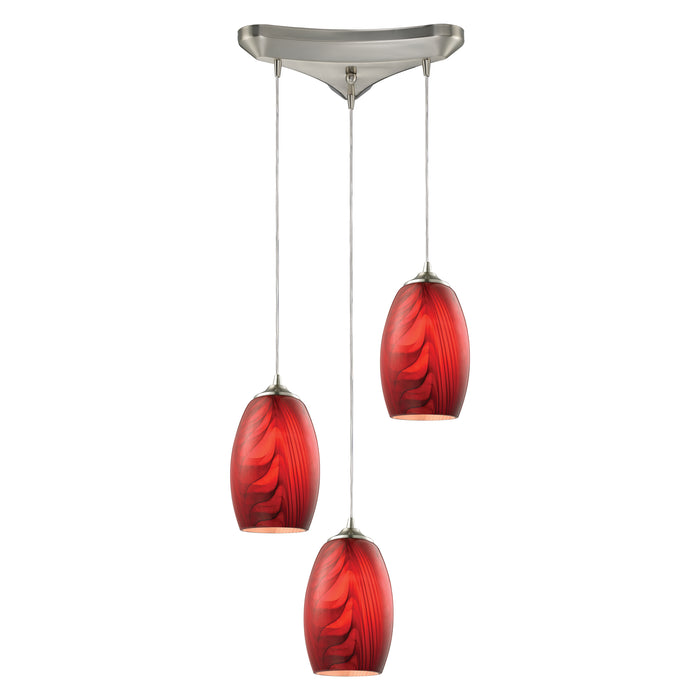 Tidewaters Configurable Multi Pendant - Satin Nickel