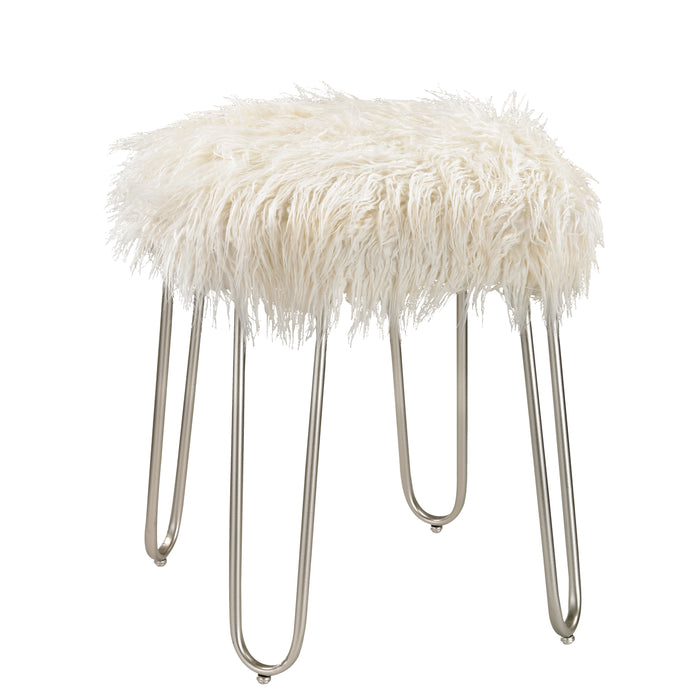 Betty Vanity Stool - White