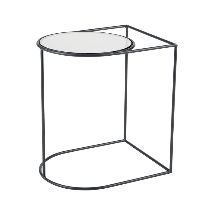 Thermo Accent Table in Grey and Smoke