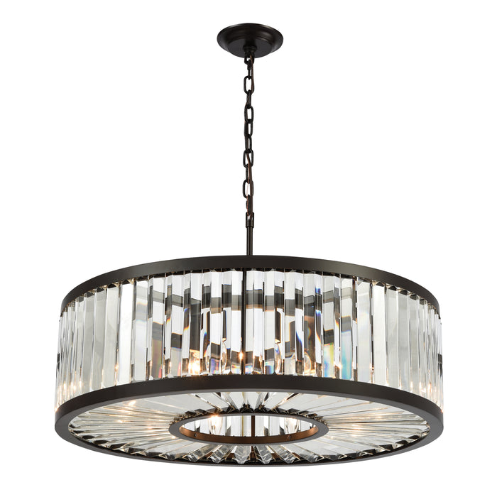 Palacial 28'' Wide 9-Light Chandelier - Oil Rubbed Bronze