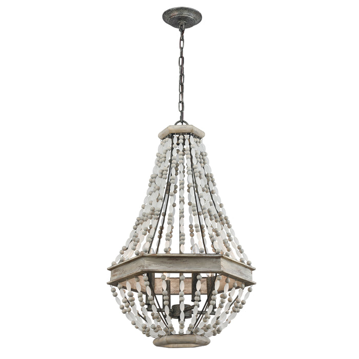 Summerton 18'' Wide 4-Light Chandelier - Washed Gray