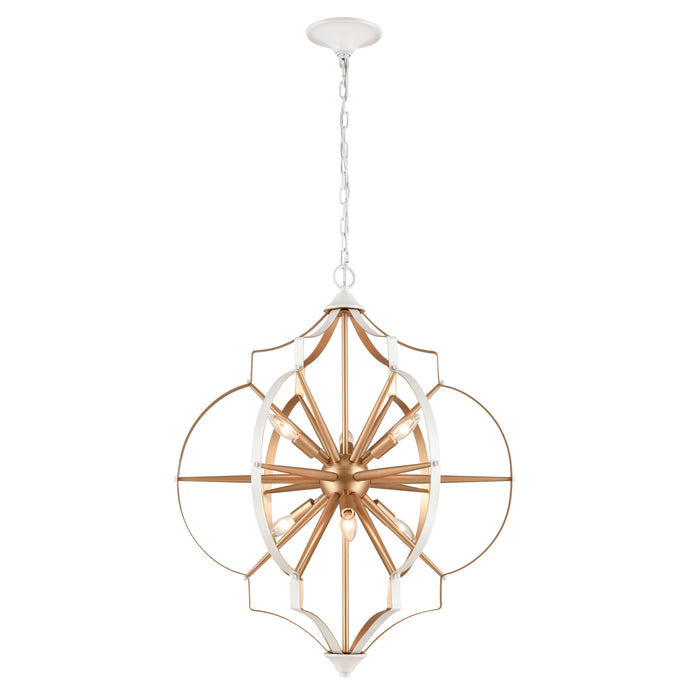 Laguna Beach 26'' Wide 6-Light Chandelier - Gold